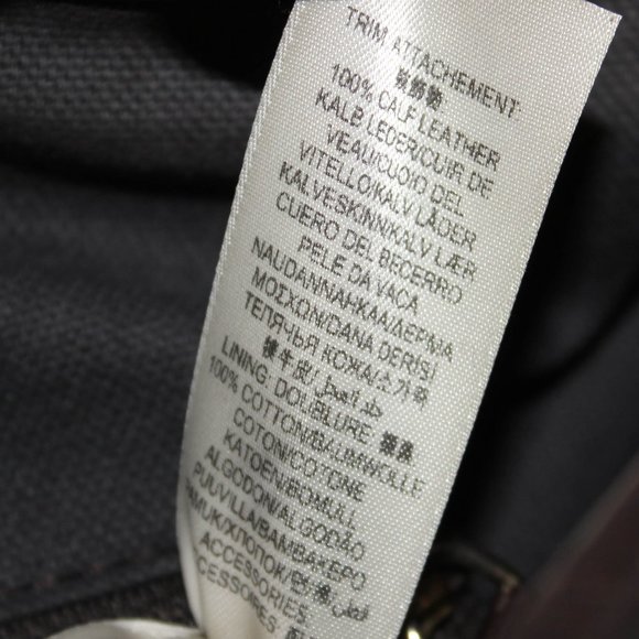 Burberry Northfield Convertible Tote Haymarket Coated Canvas Small Tote Bag - Picture 15 of 16